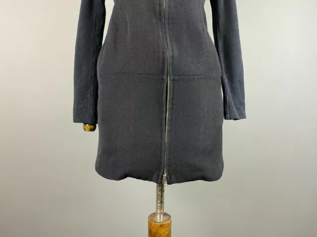 Women YOHJI YAMAMOTO Y's Full Zip Long Sleeve Two Pockets Extended Jacket Size M 3