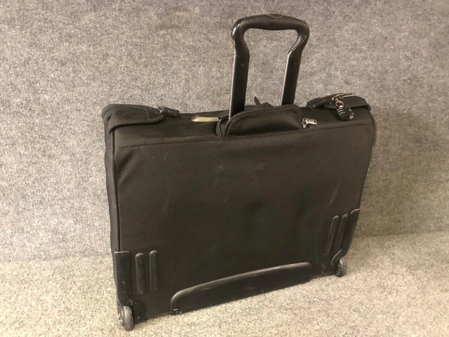 Tumi Alpha G4 Upright Rolling 2 Wheels Black Bi-Fold Garment Bag Suitcase 2
