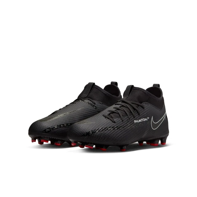 Nike Kinder Phantom GT2 Academy DF FG/MG Fußballschuhe Schwarz/Weiß DC0813-001