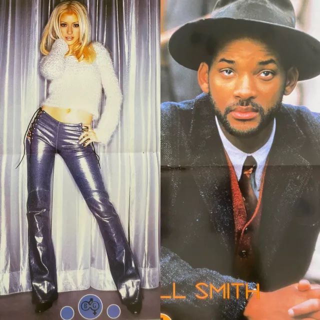 Christina Aguilera & Will Smith A3 Poster