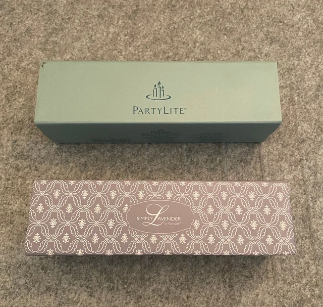 Caja de jabón para invitados PARTYLITE Essence of Lavender de 10 x 0,88 oz. Nuevo en caja