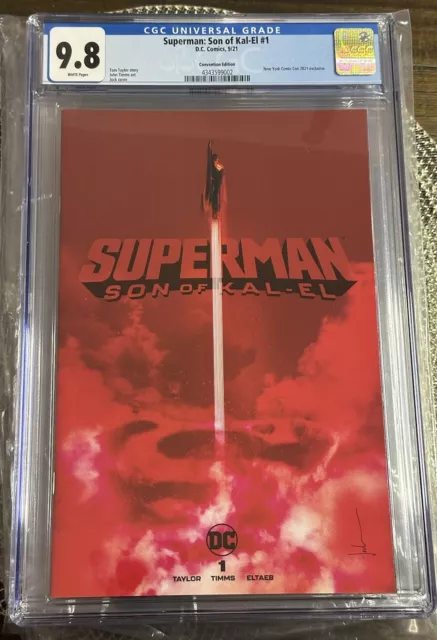 DC Comics - Superman: Son of Kal-El #1 - NYCC Exclusive - Jock Variant - CGC 9.8