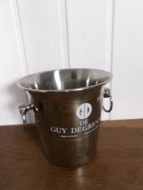 Seau à Champagne / Glace Vintage Guy Degrenne, Inox Made In France