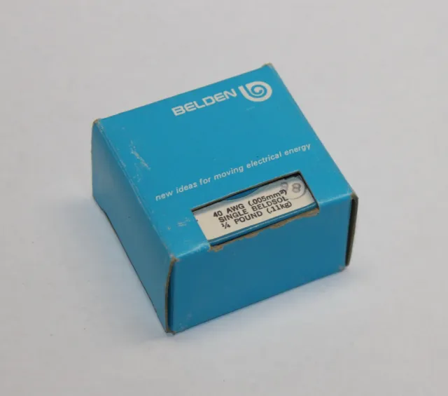Belden 8046 - 40AWG (0.005 mm2) Single Beldsol 1/4 pound magnet enameled wire