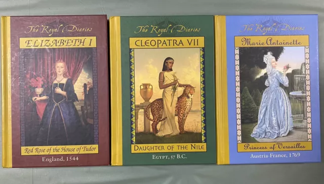 The Royal Diaries - Set Of 3 - Cleopatra, Elizabeth, Marie Antoinette