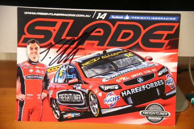 TIM SLADE #14 Freightliner/BJR Holden V8 Supercar Signed Driver Card 3 ...