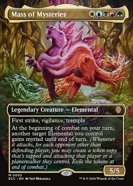 Mythic Commander *MTG: MASS OF MYSTERIES - Commander Lorwyn Eclipsed Mythic - magicman ...