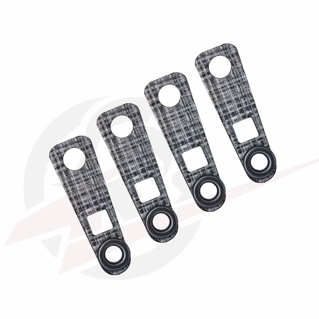 4 piezas clips de cuerda tácticos para casco materiales TEGRIS importados