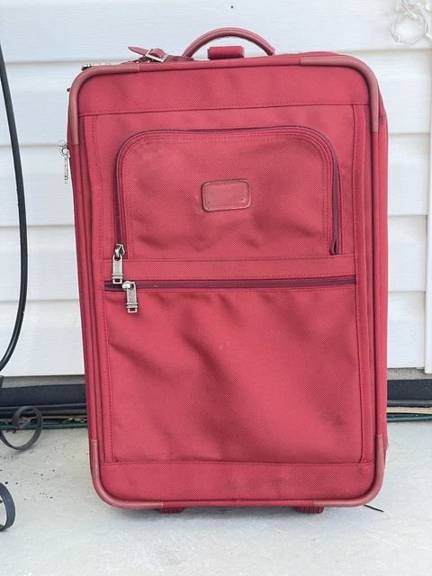 Tumi Alpha Continental Vintage Red Carry On 21” Wheeled Luggage