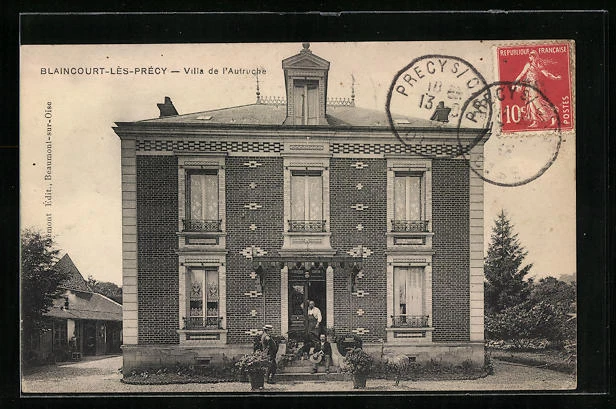CPA Blaincourt-lès-Précy, Ville de l´Autruche 1912