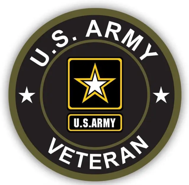 U.S. Army Veteran Sticker Decal Vinyl US VET
