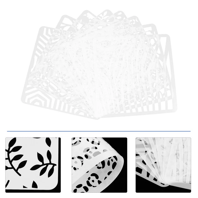 Stencil a linea retta da 6 pezzi Stencil da 11 Italia