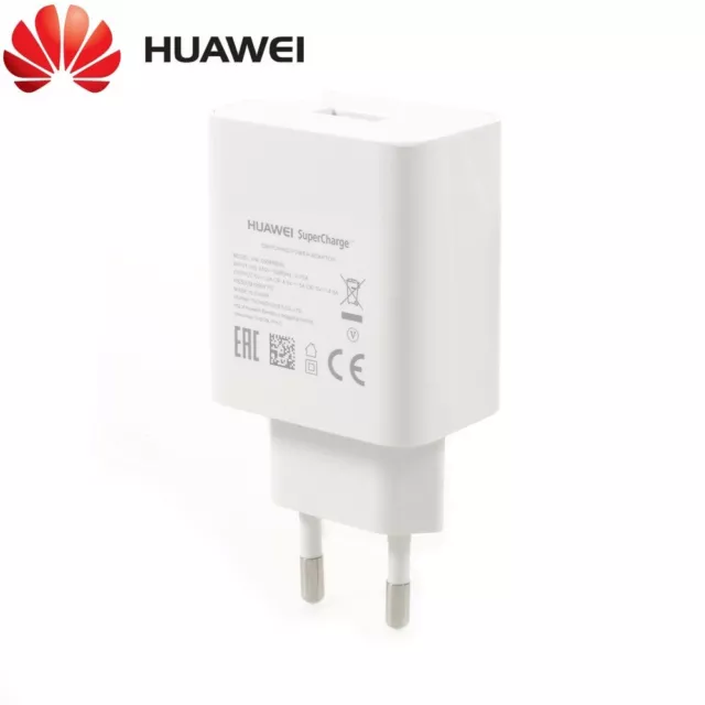 Original Huawei Super Charger USB Turbo Fast Chargeur Secteur Charge Rapide 5A