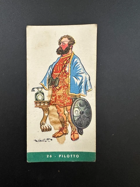 n. 64 IL GRAN CAPO PUTIFAR figurine 4 moschettieri perugina buitoni