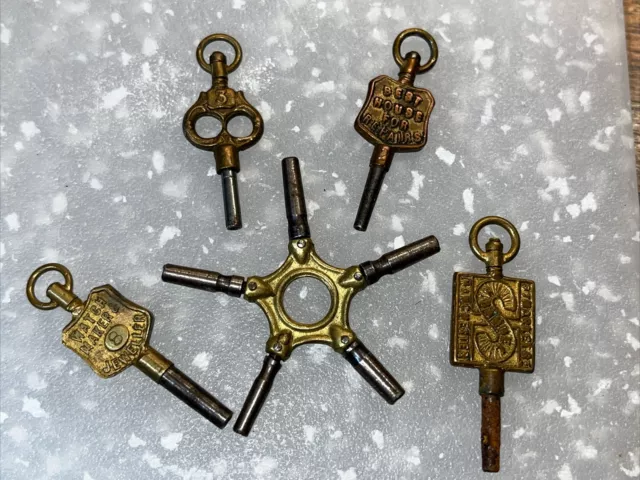 Antique Pocket Watch Keys