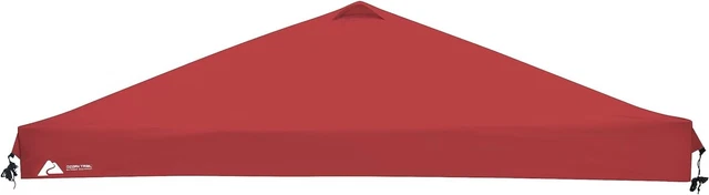 Ozark Trail 10' x 10' Gazebo Canopy Top - Red Color (Canopy Top Only). Includ...