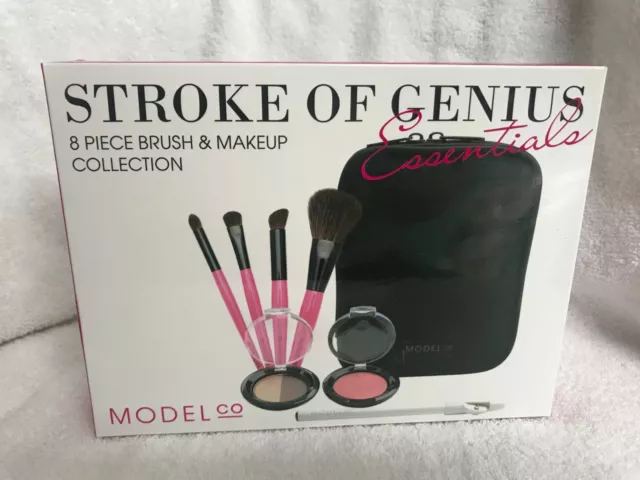 Model Co Stroke Of Genius,8 Piece Brush And Makeup Collection