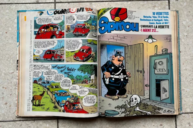 reliure album recueil du le journal de spirou 158