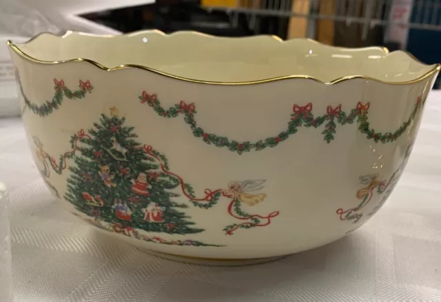 lenox Christmas bowl