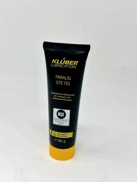 Kluber Lubrication Paraliq GTE 703, 60g, Synthetic Grease for Valves and Fitting