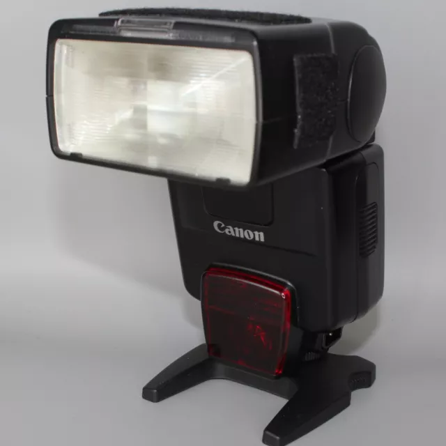 Canon Speedlite 550EX supporto flash c/p, custodia morbida e manuale nella scatola originale.