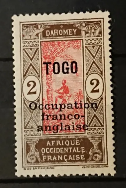 Togo Colonie Française Timbre N° 85 / Neuf* / 1916