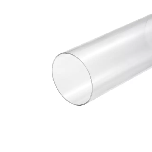 Acrylic Pipe Clear Rigid Round Tube 86mm ID 90mm OD 10"
