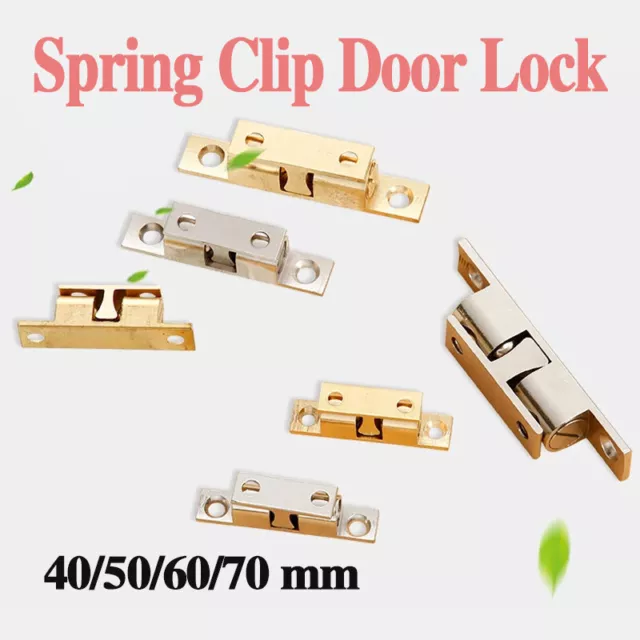 2 pz clip a molla blocco porta perline touch 42/50/60/70 mm per porta armadio