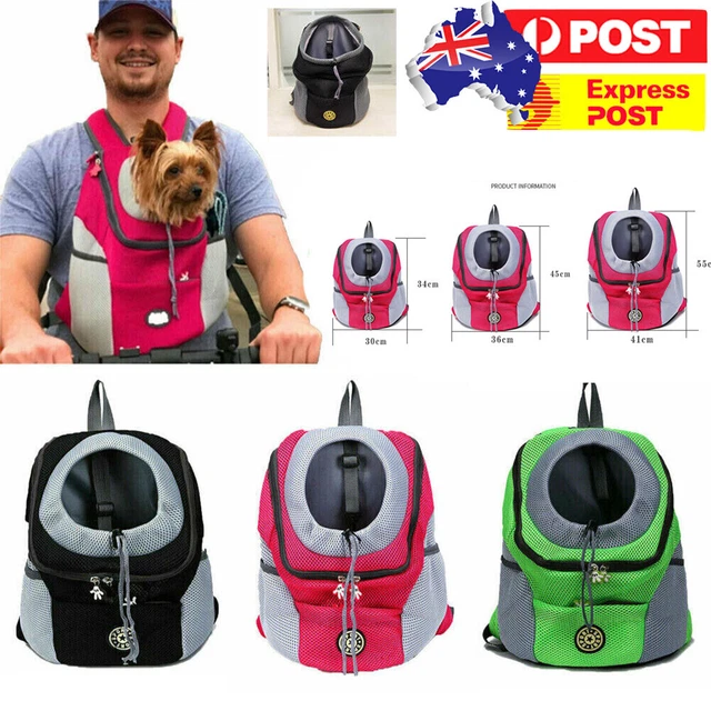 Pet Dog Carrier Puppy Travel Mesh Backpack Front Travel Portable Shoulder Bag