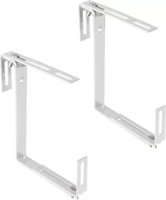 com-four® 4X Porte-jardinière pour parapets et Garde-Corps de Balcon , réglable