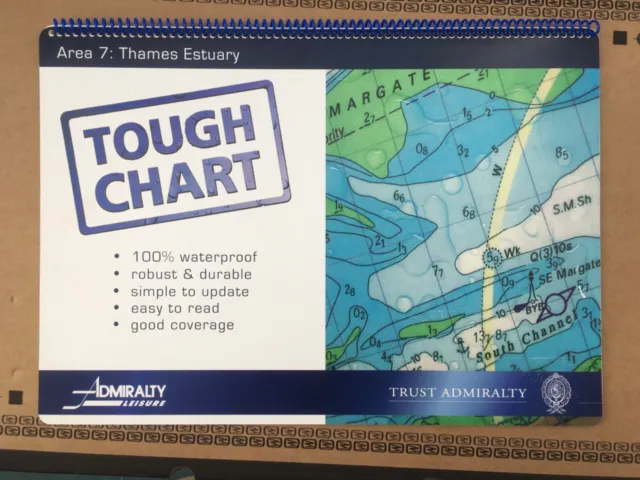 Admiralty Thames TOUGH Chart  NOT TO BE USED  for NavigatIon  UNUSED