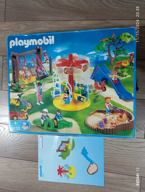Boîte Vide PLAYMOBIL 4006 - Occasion, Abîmée Par Endroits, Pour Collection Ou Remplacement