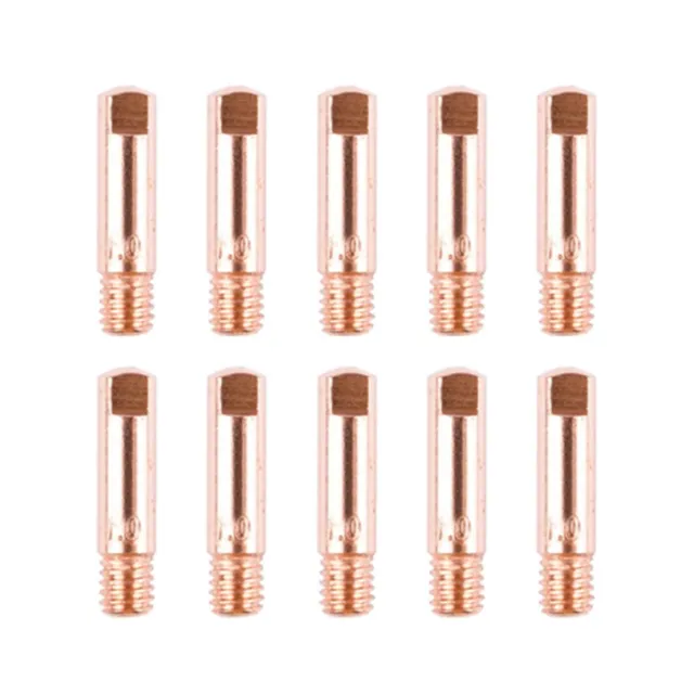 10xMB15 15AK Contact Tip Welding Nozzles M6 Welding Torch Power Nozzle 0.6-1.2mm