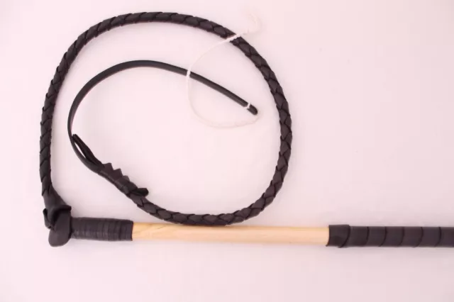 3 Ft Kids’ Stock whip, Genuine Cow Hide Leather, Totally Hand Crafted Stockwhip