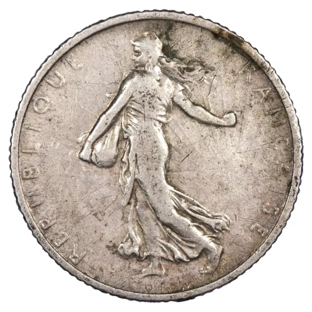 France 1 Franc 1906 semeuse Silver Oscar Roty F.217/11 Gad.467 KM.844 Coin