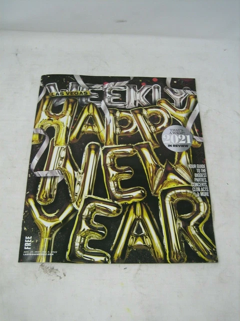 Las Vegas Weekly Magazine New Years Eve Dec 23 2021 - Jan 5 2022 Issue