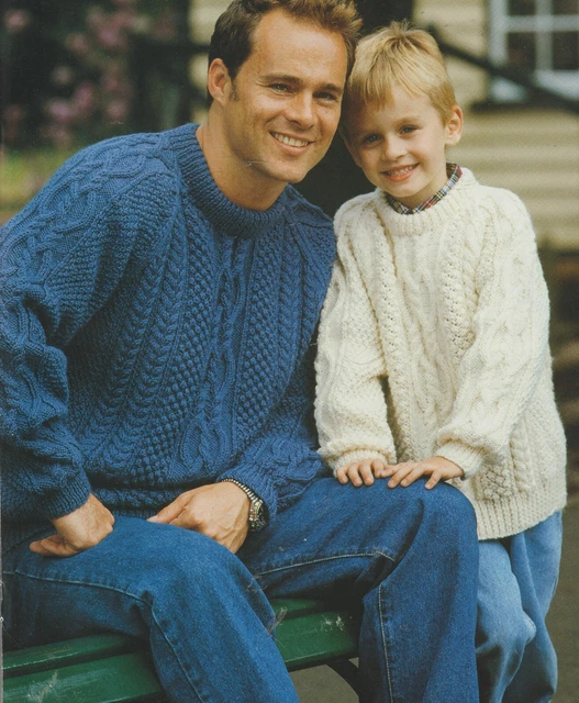 Bry Sporty Crewneck Sweater (Boys) Designer Knitting Kit | Premium Yarn + Pattern
