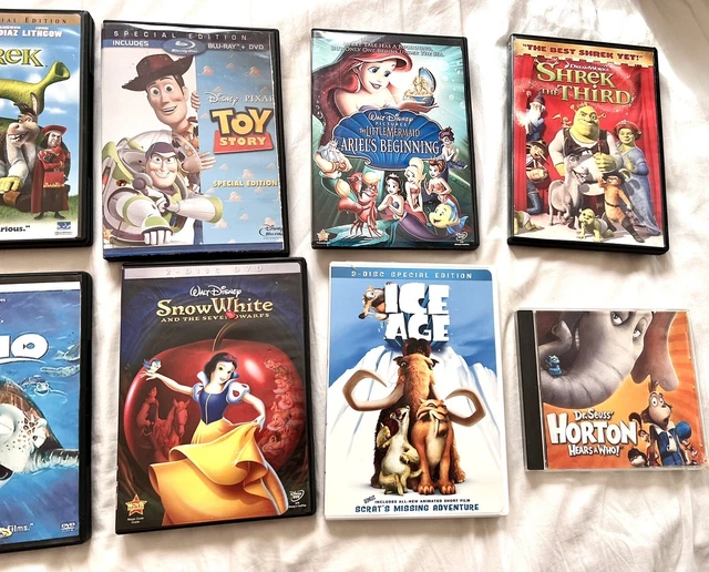LOT OF 20 Disney Pixar Dreamwork’s DVDs Blu Ray Special & Collector ...