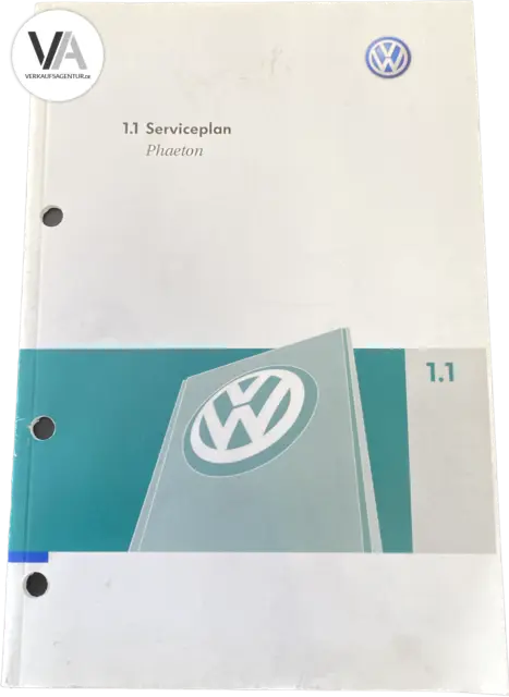 VW Phaeton 3D piano di assistenza libretto di servizio 2007 282.553.SD1.00 vuoto/nuovo