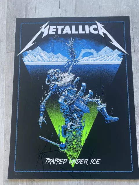 Metallica Trapped under Ice Poster - Limited