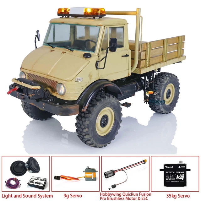 1/10 LESU 4X4 RC Off-Road Vehicle RAVE-UM406 RC Climbing Truck Model W ...