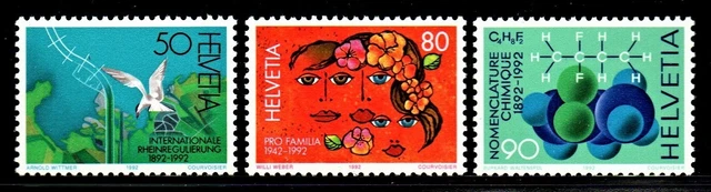 Schweiz Satz MiNr. 1465-1467 von 1992 Postfrisch N 0751