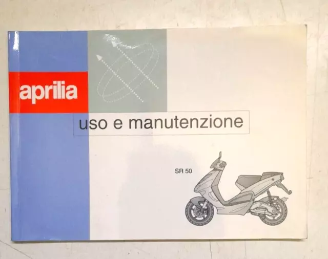 Libretto uso e manutenzione Aprilia SR 50