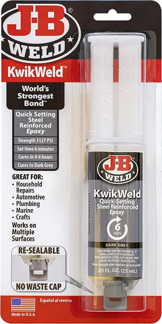 JB Weld 50176J-B Saldatura acciaio epossidico 6 minuti
