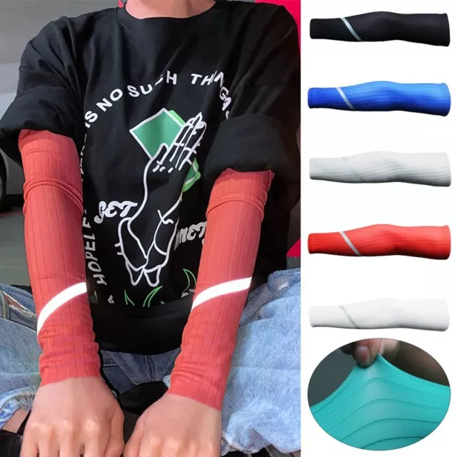 UV Protection Ice Silk Arm Sleeve Ice Silk Riding Sleeve Cycling Sleeve