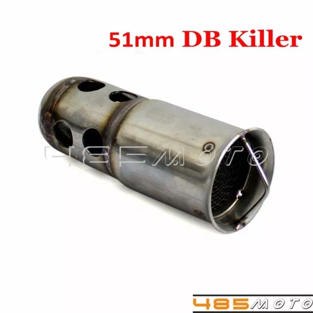 Universal 51mm Exhaust Muffler DB Killer Can Insert Removable Silencer Baffle