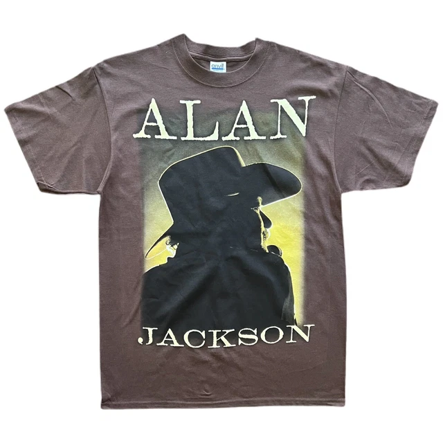 Alan Jackson Tshirt Country Music Alan Jackson Concert Tshirt - Men's Large