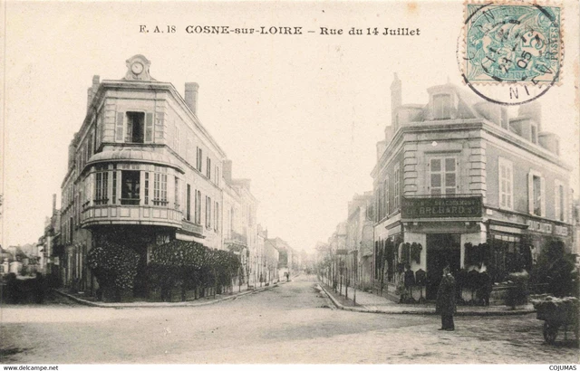 58 - COSNE SUR LOIRE - S09684 - Rue du 14 Juillet - L1