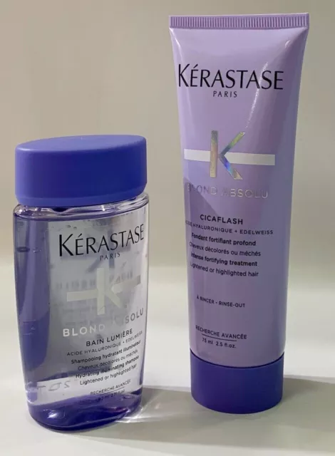 Kit TraveL : Bain Lumiere 80ML + Cicaflash 75ML Kerastase