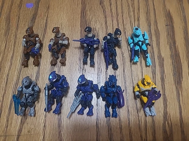 HALO MEGA BLOKS Construx Covenant Doré Elite Ultra Mini Figurines HKT17 HALO MEGA BLOKS Construx Covenant Doré Elite Ultra Mini Figurines HKT17